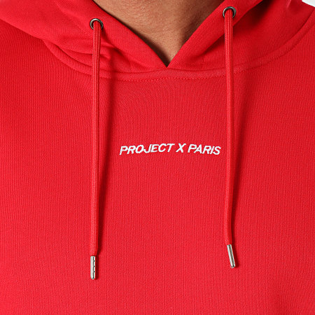 Project X Paris - Sweat Capuche 2020074 Rouge
