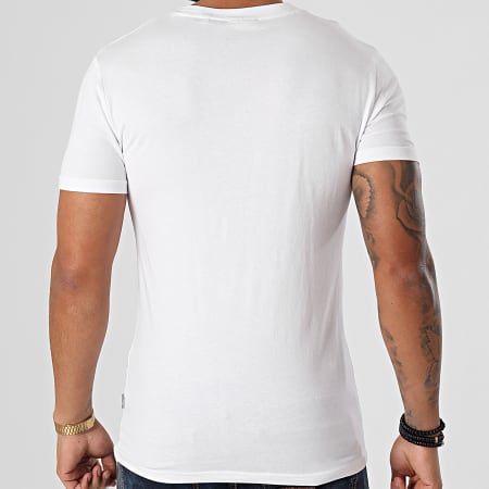 Kaporal - Tee Shirt Col V DINAM11 Blanc