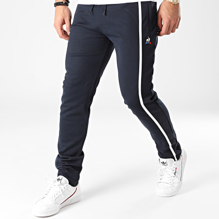 Le Coq Sportif - Pantalon Jogging Inspi Bicolore N1 2110435 Bleu Marine