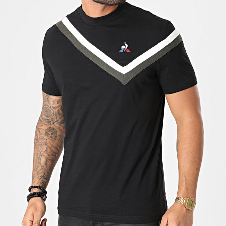 Le Coq Sportif - Tee Shirt Tricolore N3 2110568 Noir