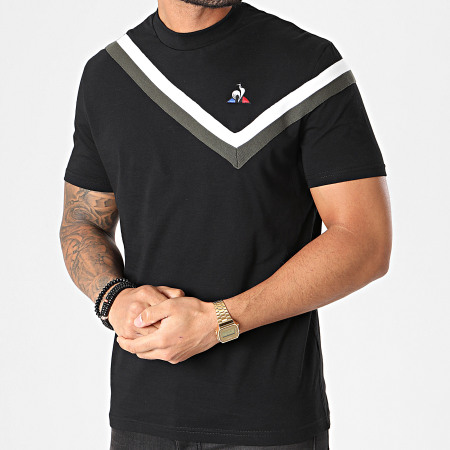 Le Coq Sportif - Tee Shirt Tricolore N3 2110568 Noir