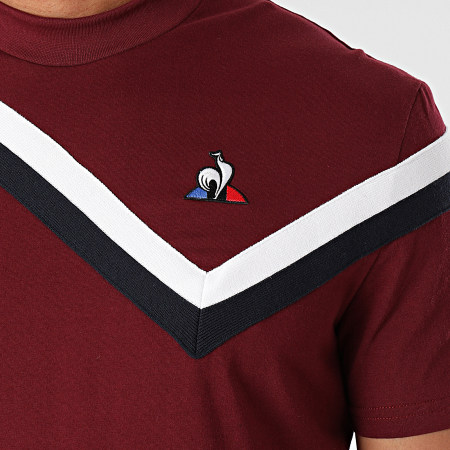 Le Coq Sportif - Tee Shirt Tricolore N3 2110569 Bordeaux