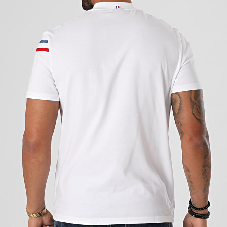 Le Coq Sportif - Tee Shirt Tricolore N4 2110571 Ecru