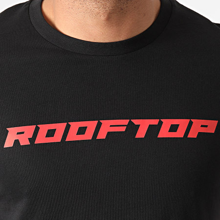 SCH - Tee Shirt Rooftop Noir Rouge