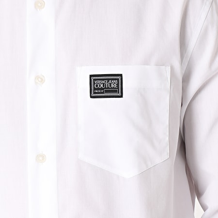 Versace Jeans Couture - Label Piece Camicia a maniche lunghe B1GWA601-30422 Bianco