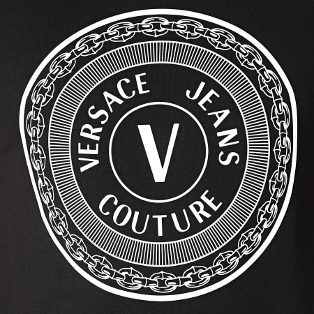Versace Jeans Couture - Tee Shirt Round Big Rubber B3GWA7TD-30319 Noir