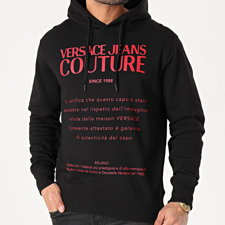Versace Jeans Couture - Sweat Capuche Garanzia B7GWA7TW-30318 Noir