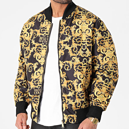 Versace Jeans Couture - Bomber Print Reversible Baroque C1GWA9A7-25187 Noir Renaissance Floral