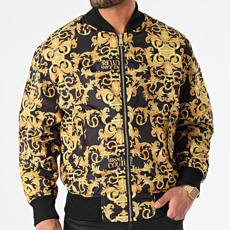 Versace Jeans Couture - Bomber Print Reversible Baroque C1GWA9A7-25187 Noir Renaissance Floral