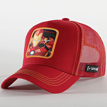 Capslab - Casquette Trucker Iron Man Rouge