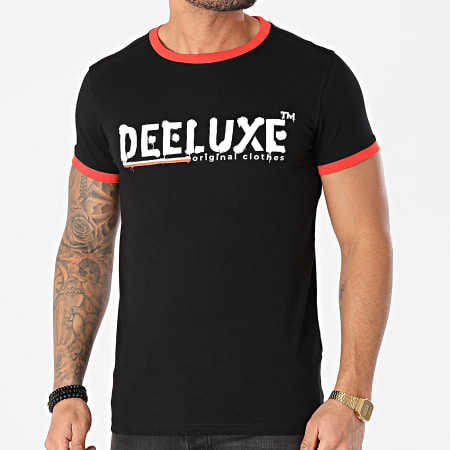 Deeluxe - Tee Shirt Alec Noir Orange
