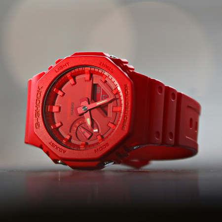 G-Shock - Reloj G-Shock GA-2100-4AER rojo