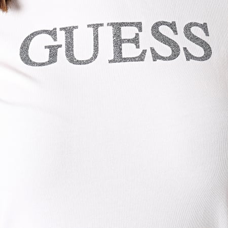 Guess - Tee Shirt Slim Femme W1RI9G-J1300 Blanc