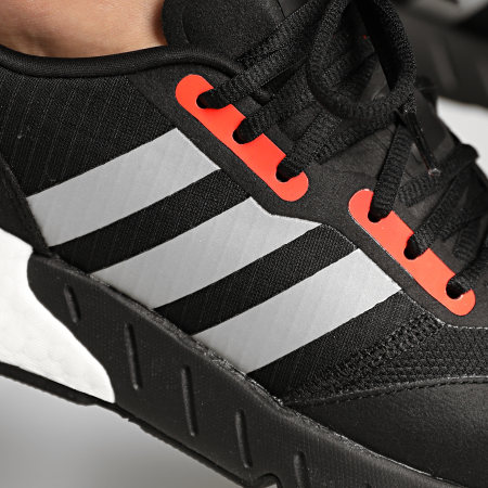 Adidas Originals - Baskets ZX 1K Boost FY5649 Core Black Silver Metallic Footwear White