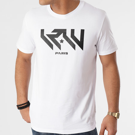 Worms-T - Camiseta LRLV Blanco Negro