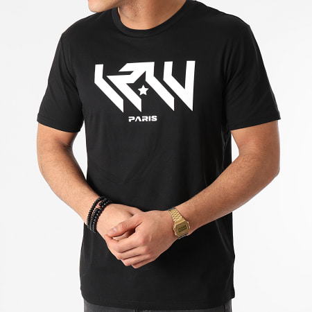 Worms-T - Camiseta LRLV negra blanca