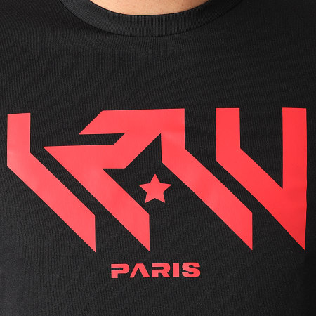 Worms-T - Camiseta LRLV Negra Roja