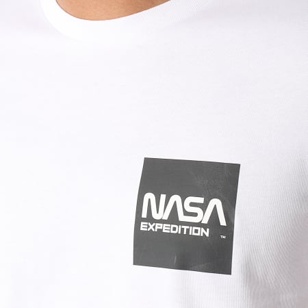 NASA - Camiseta Gradient Block Back Blanco