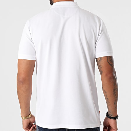 Timberland - Polo Manches Courtes Regular Blanc