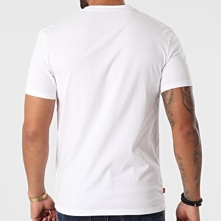 Timberland - Camiseta con bolsillo Dun Riv blanca