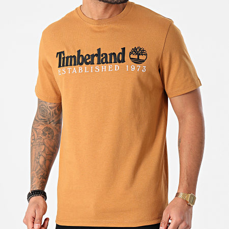 Timberland - Tee Shirt Linear Camel