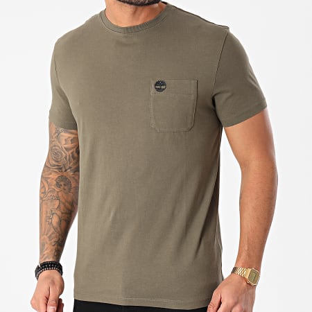 Timberland - Dun Riv Pocket Tee Shirt Verde Khaki