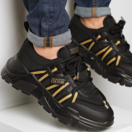 Versace Jeans Couture Baskets Linea Fondo Speed E0YWASC3 Black LaBoutiqueOfficielle