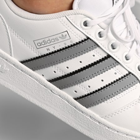 Adidas Originals - Baskets NY 90 Stripes S29249 Footwear White Grey Three Core Black