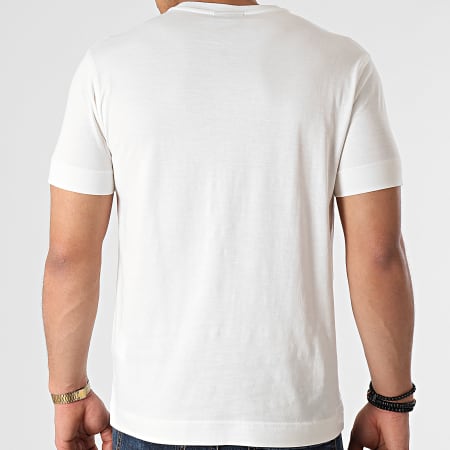 Emporio Armani - Tee Shirt 3K1TE6-1JSHZ Blanc Cassé