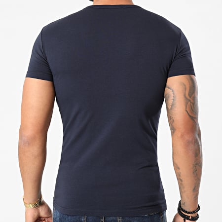 Emporio Armani - Lot De 2 Tee Shirts 111670-1P715 Bleu Marine