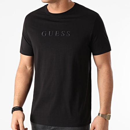 Guess - Camiseta M82P64-R7HD0 Negro