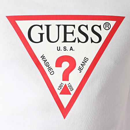 Guess - Tee Shirt Manches Longues M1RI31-I3Z11 Blanc
