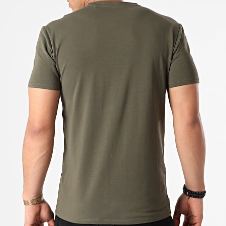 Guess - Tee Shirt Col V M1RI32-J1311 Vert Kaki