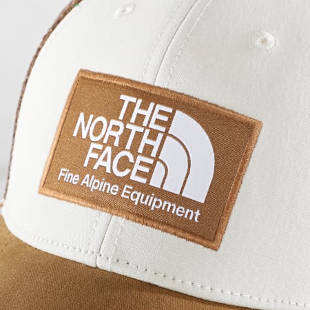 The North Face - Casquette Trucker Mudder Blanc Camel