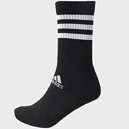 Adidas Sportswear - Confezione da 3 paia di calzini a 3 strisce DZ9347 nero
