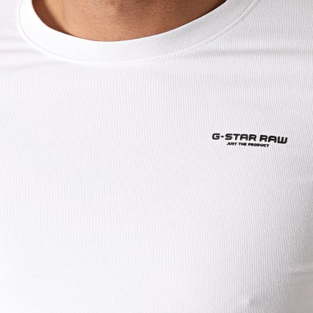G-Star - Camiseta básica delgada D19070-C723 Blanco