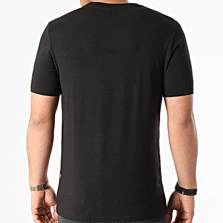 G-Star - Camiseta básica delgada D19070-C723 Negro