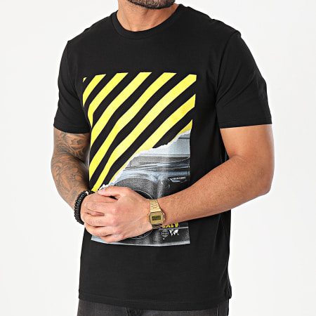 Luxury Lovers - Camiseta Gamos Negro Amarillo