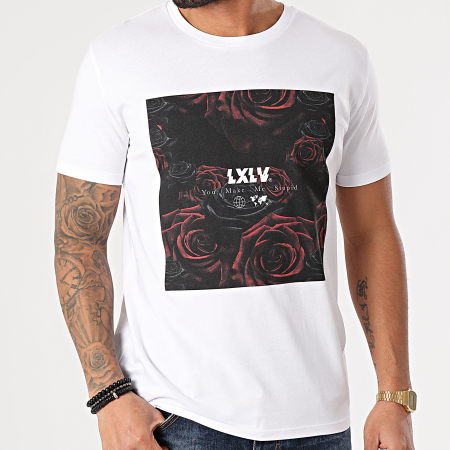 Luxury Lovers - Tee Shirt You Make Me Stupid Blanc