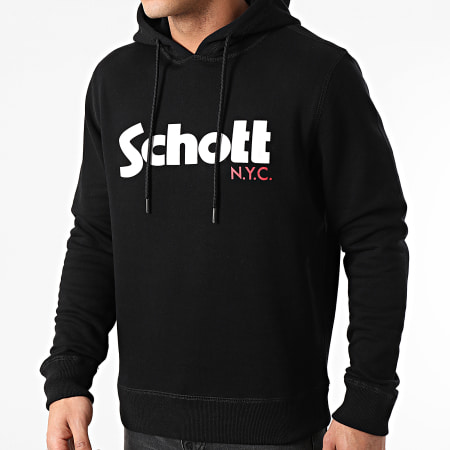 Schott NYC - Sudadera con capucha SHOOOD Negro