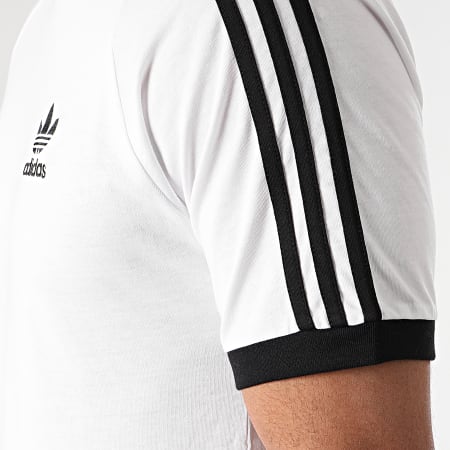 Adidas Originals - Tee Shirt A Bandes 3 Stripes GN3494 Blanc