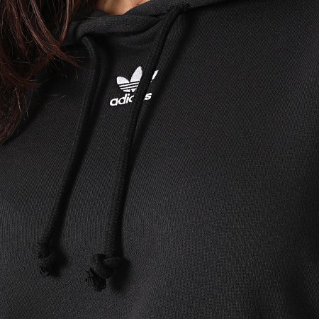 Adidas Originals - Sweat Capuche Crop Femme GN4777 Noir