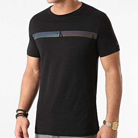 Calvin Klein - Tee Shirt 7165 Noir Iridescent
