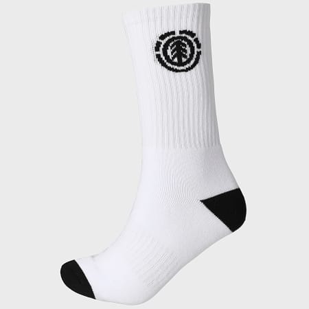 Element - Set di 5 paia di calzini a vita alta bianco nero grigio erica