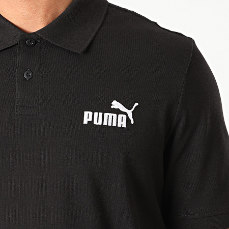 Puma - Polo Manches Courtes Essential 586674 Noir