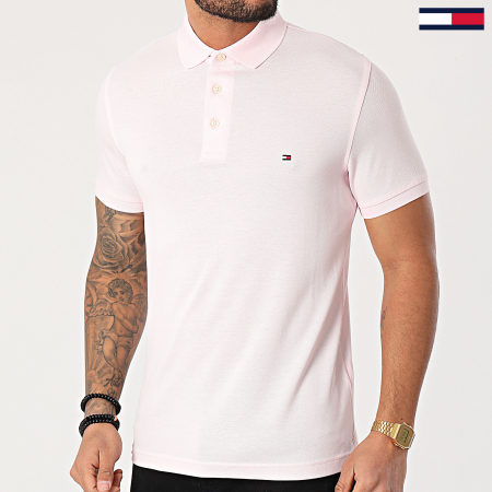 Tommy Hilfiger - Polo Slim Manches Courtes 1985 7771 Rose