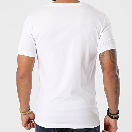 Calvin Klein - Tee Shirt Col V 8068 Blanc