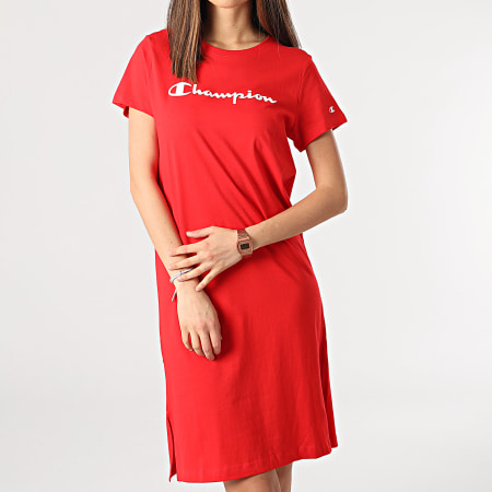 Champion - Tee Shirt Robe Femme 112609 Rouge