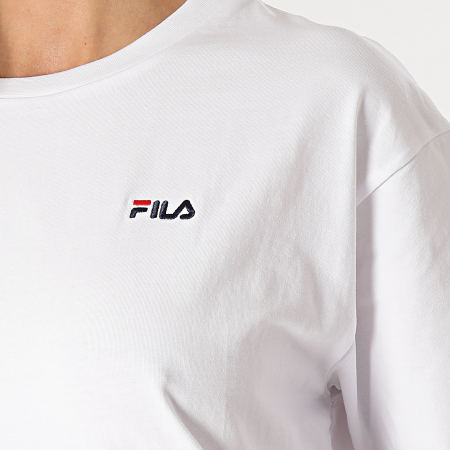 Fila - Robe Tee Shirt Femme Elle 688436 Blanc