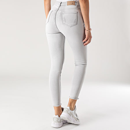 Girls Outfit - Jean Skinny Femme 008 Gris Clair 